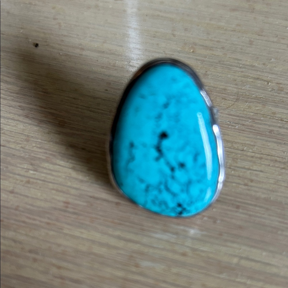 Silpada .825 Sterling Turquoise Stone Ring